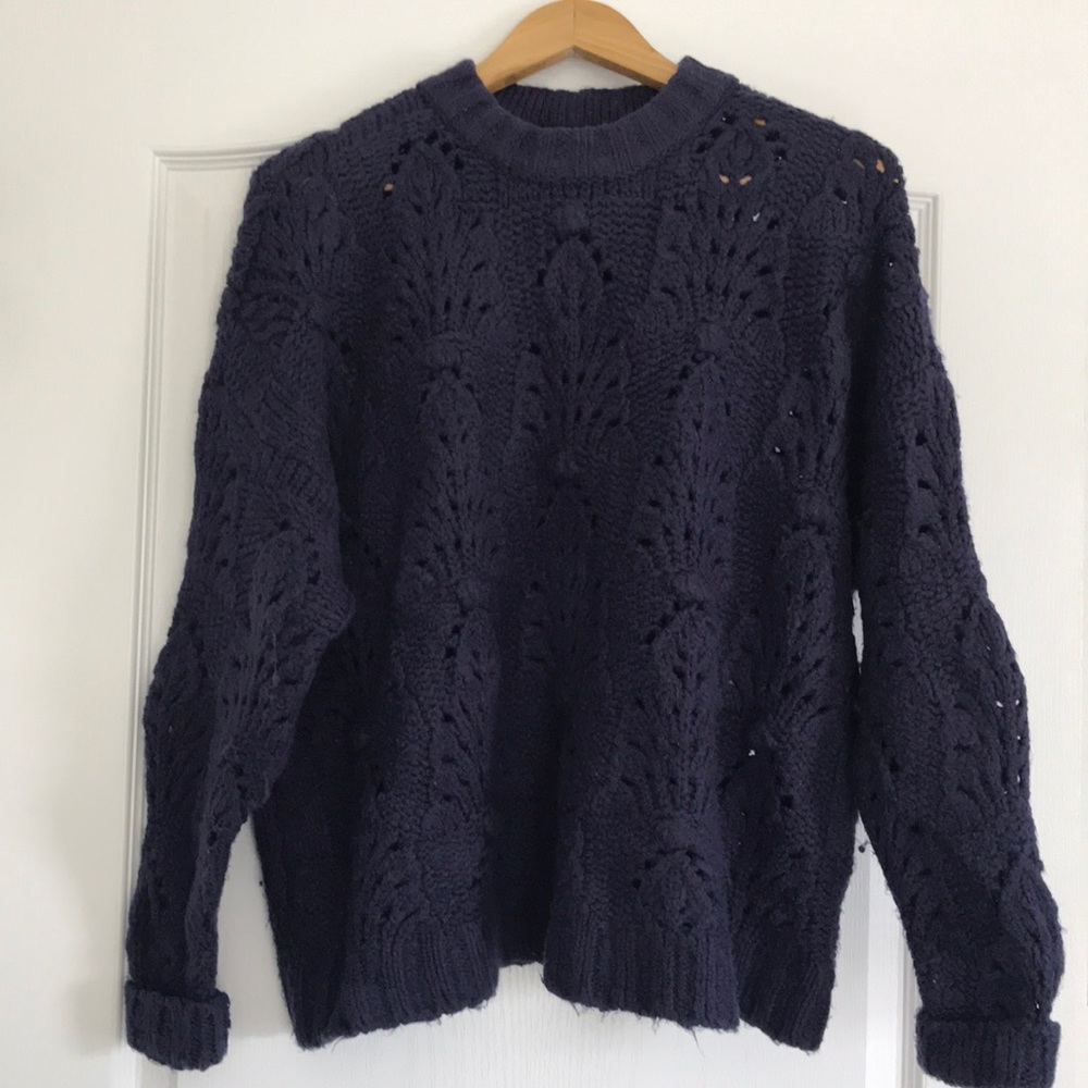 Aerie Small Navy Blue Sweater